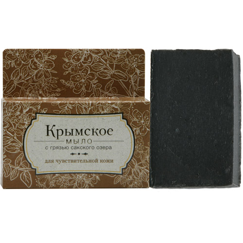 Крымское мыло для чувствительной кожи лица Сакские грязи